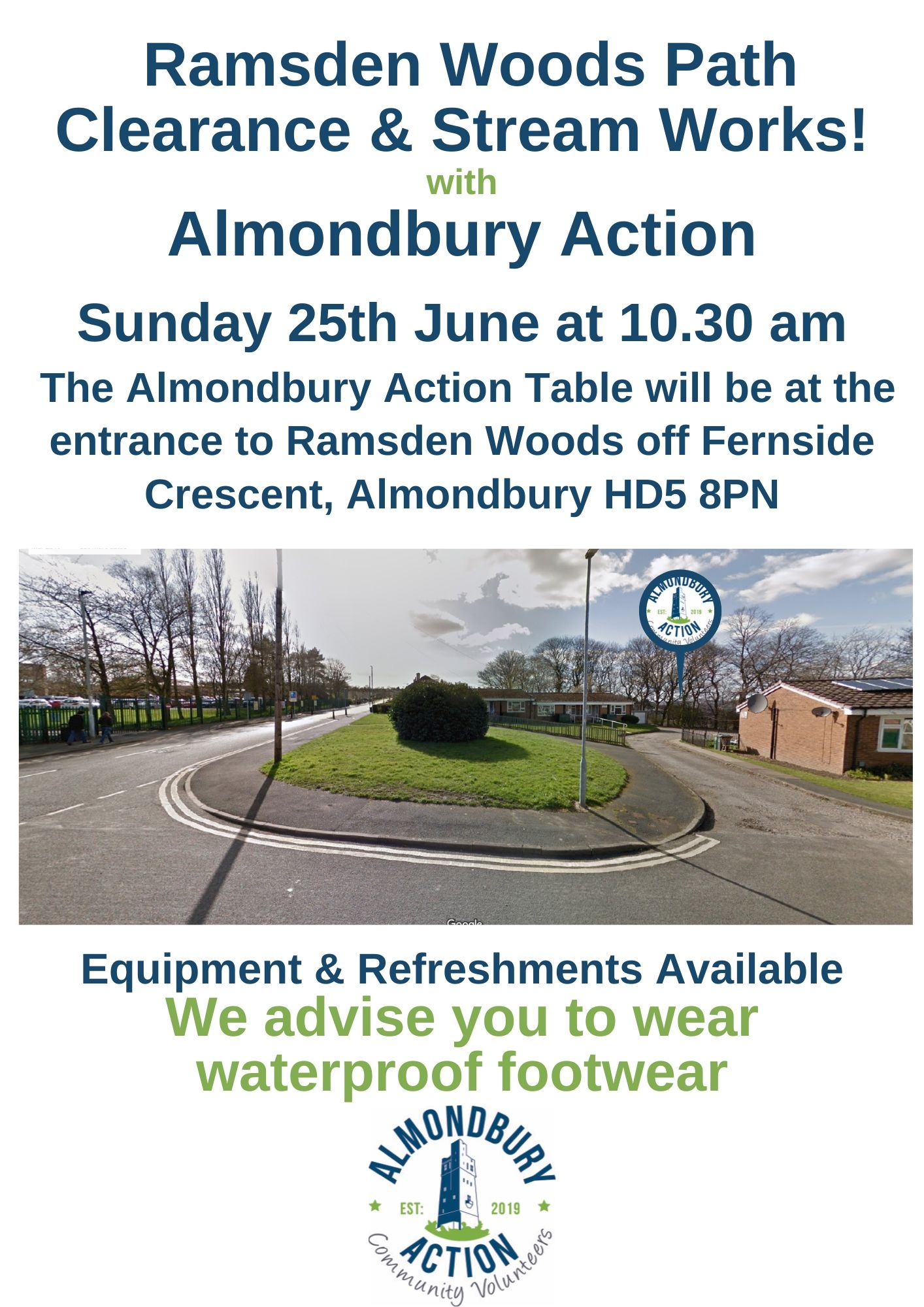 Almondbury Action Ramsden Woods Clearance Works